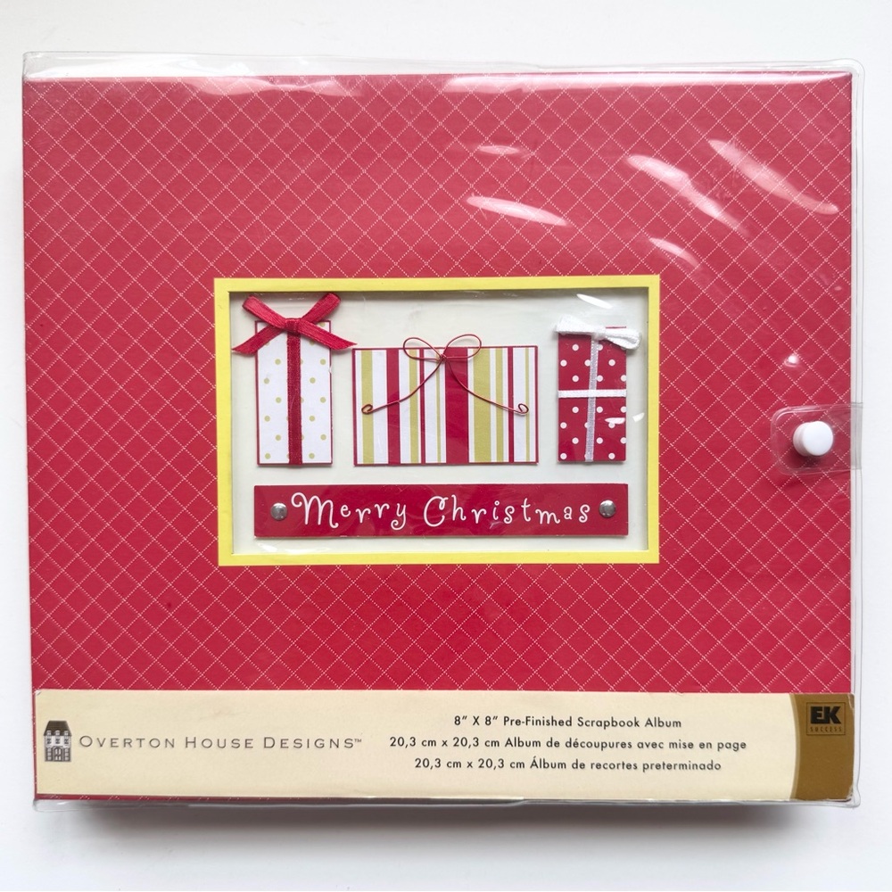 EK Success Overton House Designs Pre-Finished Christmas Scrapbook Album